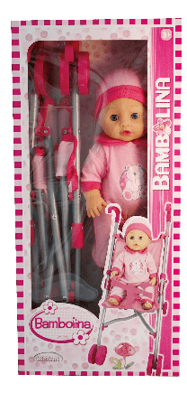SUPER STAR BAMBOLINA BUGGY SET